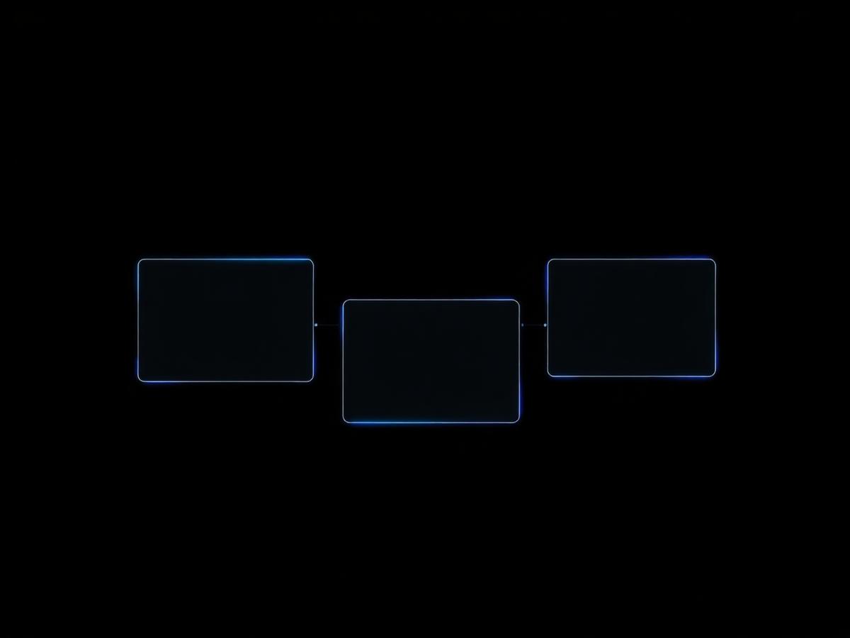 End-to-end user journey placeholder mockup